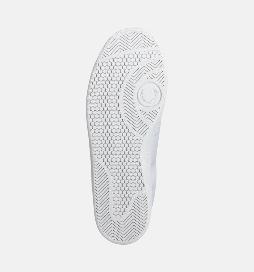 Fred Perry Witte Veterschoenen voor heren (353295) - geschikt voor steunzolen