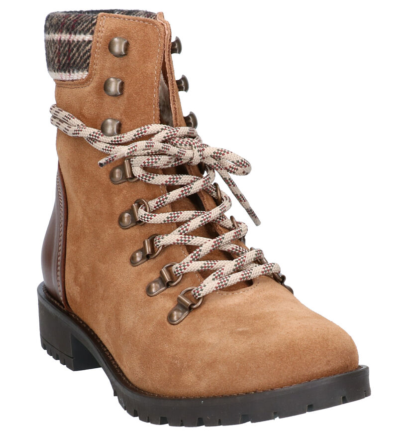 River Woods Sade Cognac Boots in daim (260307)
