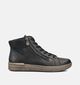 Rieker Zwarte Hoge Sneakers voor dames (360477) - geschikt voor steunzolen