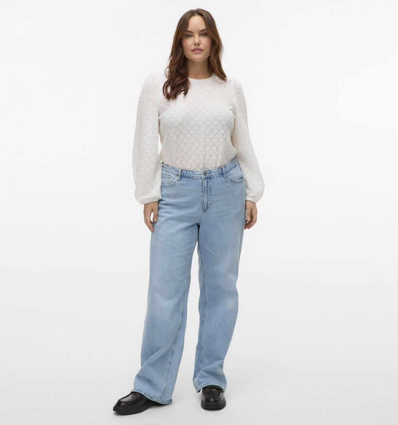 Vero Moda Curve Tessa Wide Blauwe Jeansbroek L32 voor dames (367793)