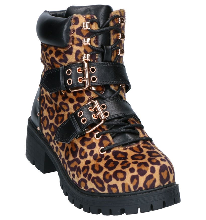 Vero Moda Vmluisa Bottines en Marron en simili cuir (256056)