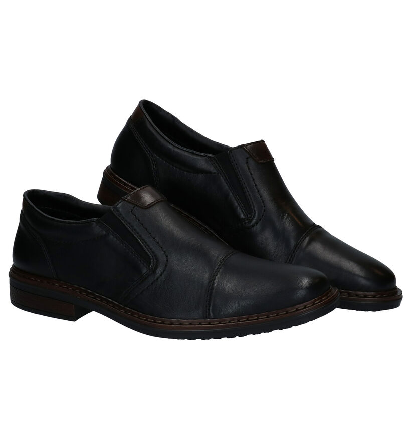 Rieker Chaussures à enfiler en Noir pour hommes (327938)