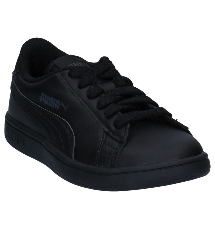 Smash Baskets basses en Noir en cuir (252637)