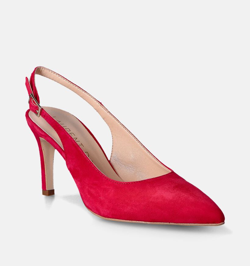 Laurent David Rode Slingback pumps voor dames (357625)