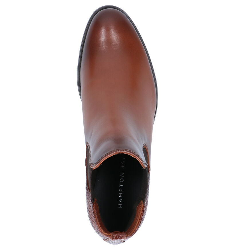 Hampton Bays Molly Bottiillons en Cognac en cuir (253801)