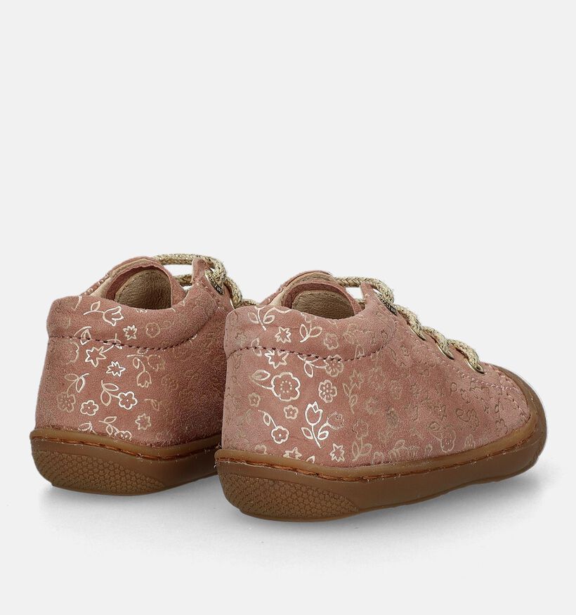 Naturino Cocoon Roze Babyschoenen voor meisjes (334888) - geschikt voor steunzolen