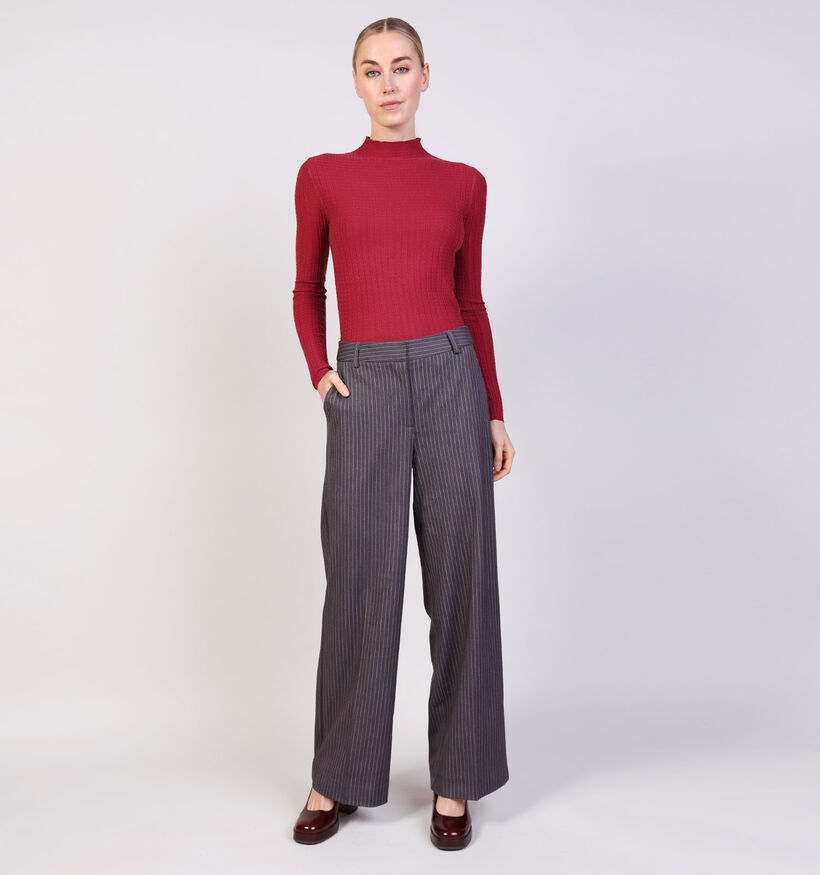 Minus Jelene Donkergrijze Broek voor dames (365841)
