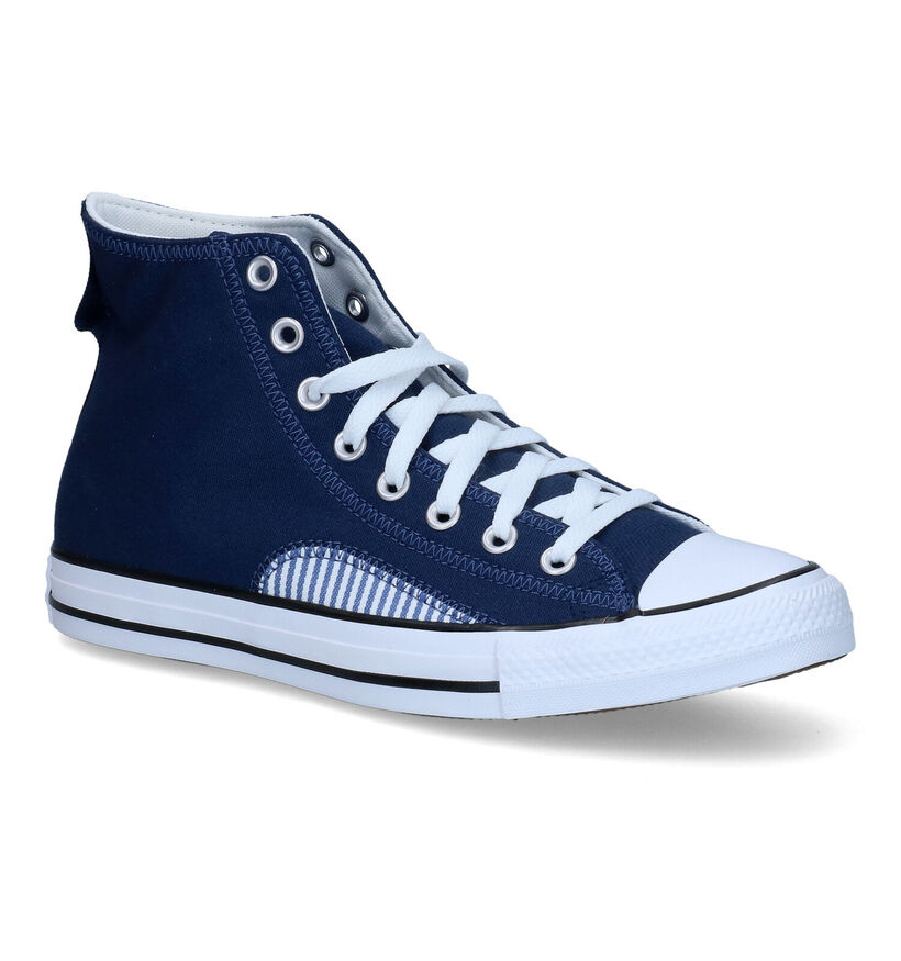 Converse Chuck Taylor AS Baskets en Bleu en textile (309971)