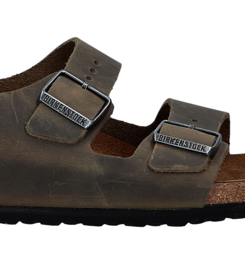 Birkenstock Milano Sandales en Marron pour hommes (337877)