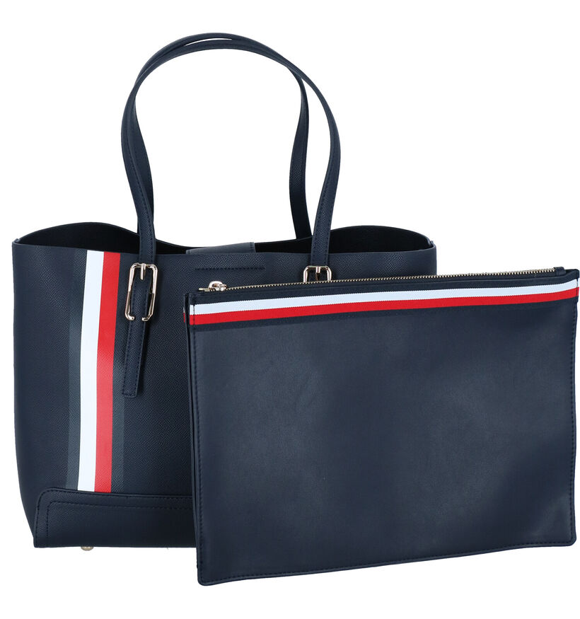 Tommy Hilfiger Honey Blauwe Shopper Tas in kunstleer (285784)