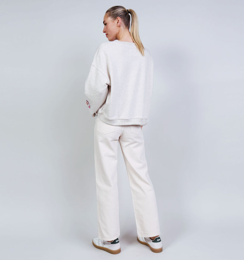 The Shirt Project Flower Sweatshirt en Gris pour femmes (374346)