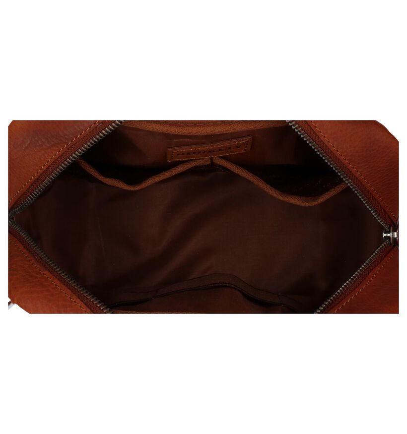 Burkely Trousse de toilette en Marron en cuir (249397)