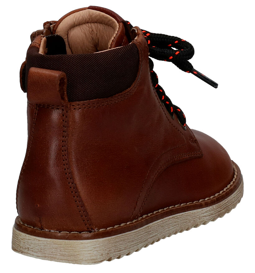 FR By Romagnoli Cognac Boots in leer (282922)