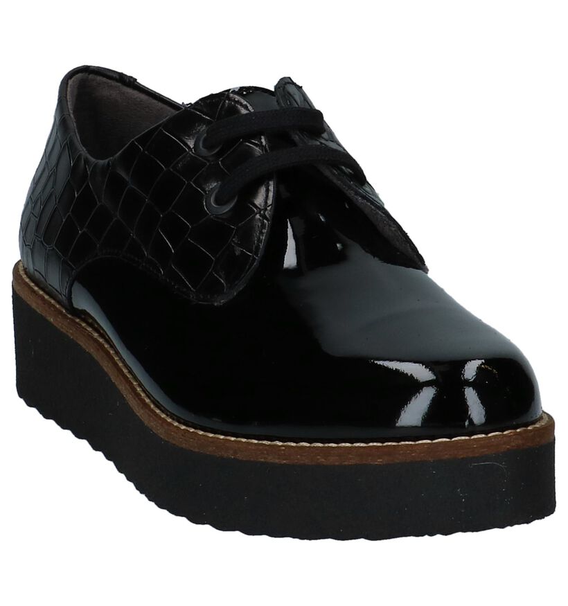 Pitillos Zwarte Oxford Veterschoenen, , pdp