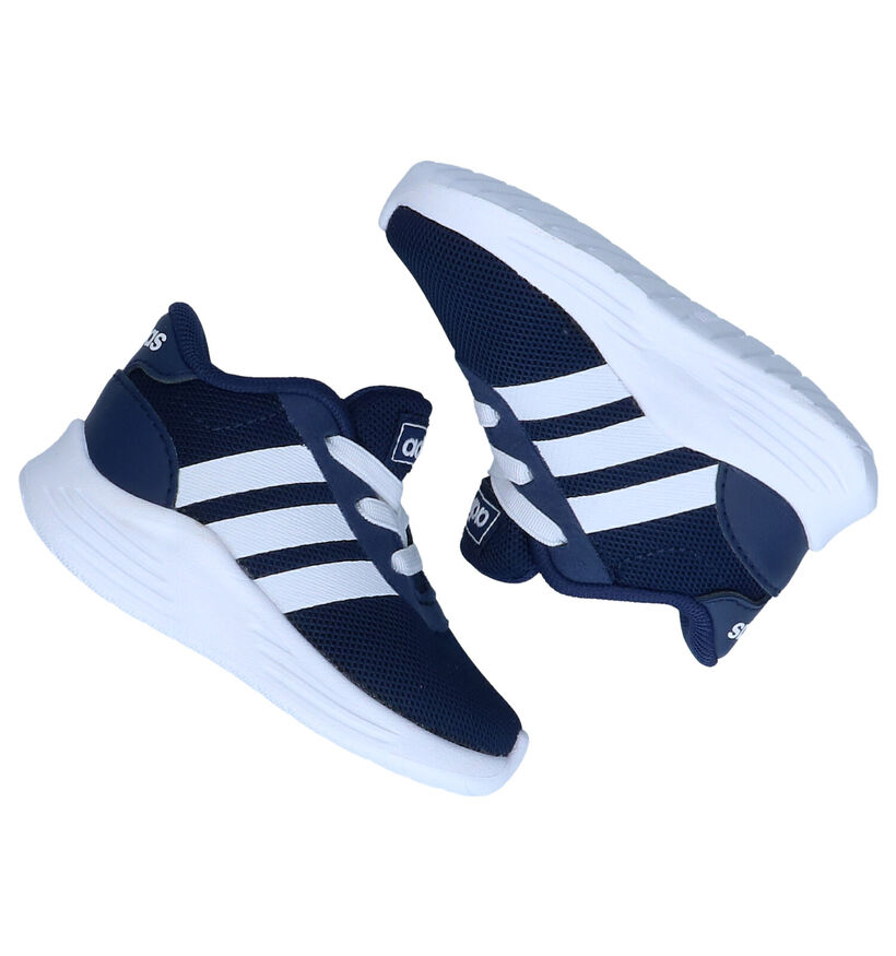 adidas Lite Racer Blauwe Babysneakers in stof (273485)