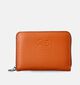 Crinkles Porte-monnaie zippé en Orange pour femmes (358078)
