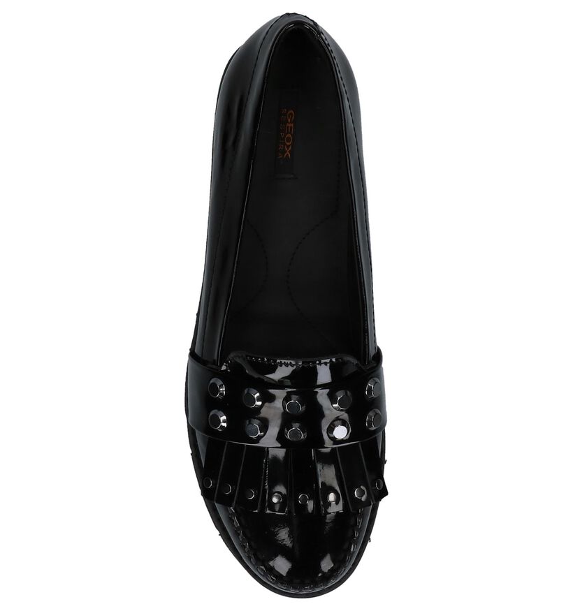 Geox Mocassins en Noir en cuir verni (223049)