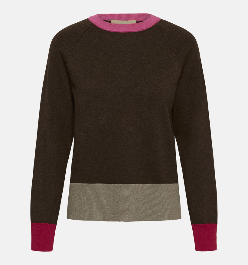 Culture Clare Pull en Brun fonc&eacute; pour femmes (380498)