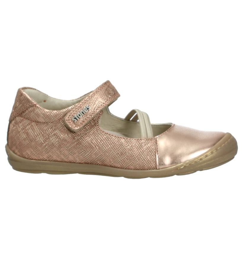 STONES and BONES Ballerines en Or rose en cuir (171340)