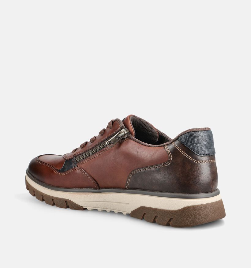 Rieker Donkerbruine Lage Schoenen voor heren (376510) - geschikt voor steunzolen