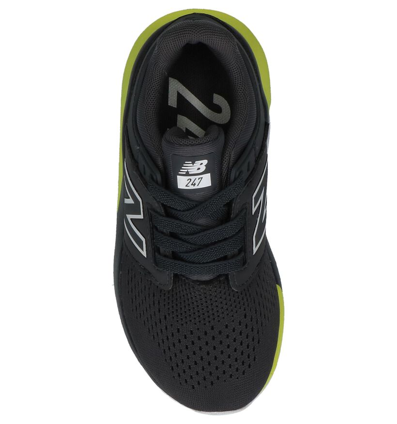 Donkergrijze Lage Sportieve Sneakers New Balance KA 247 in stof (222861)