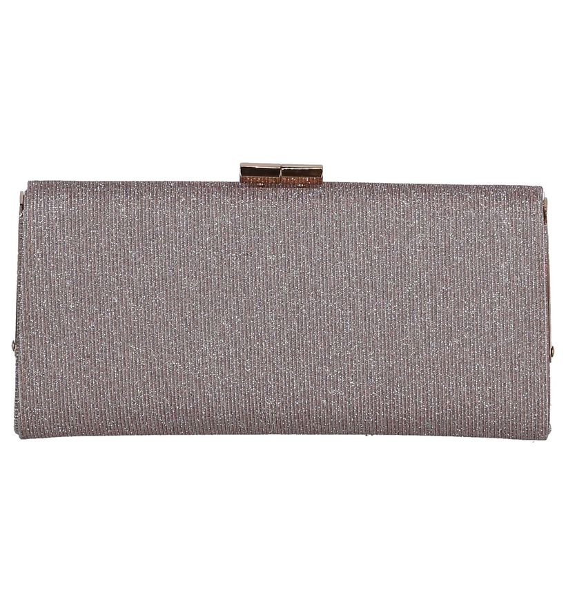 Zwarte Clutch Lotus Chicory in stof (244397)