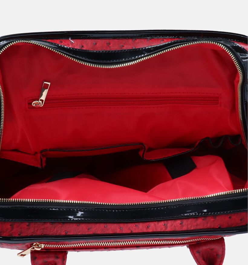 Olivia Lauren Stripes Sac à roulettes en Rouge pour femmes (349652)