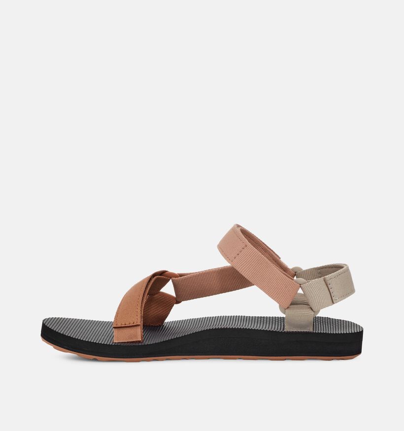 Teva Original Universal Sandales plates en Marron pour femmes (354698)