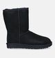 UGG Classic Short Bottes en Noir pour femmes (329271)