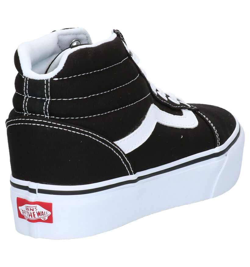 Vans Ward Baskets en Noir en textile (264189)