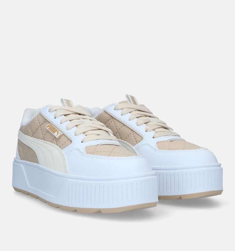 Puma Karmen Rebelle Van Life Baskets en Beige pour femmes (326417) - pour semelles orthopédiques