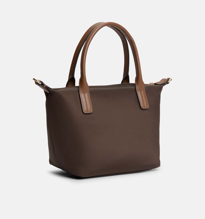 Tommy Hilfiger Popette Mini Tote Donkerbruine Handtas voor dames (379493)