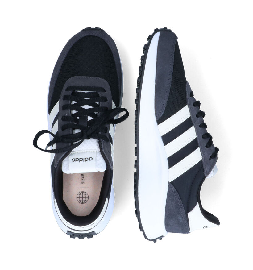 adidas Run 70S Baskets en Noir pour femmes (308319) - pour semelles orthopédiques