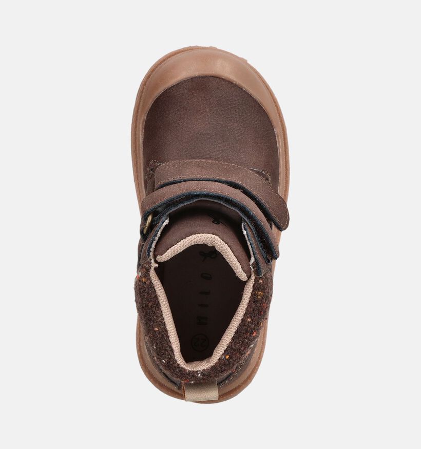 Milo & Mila Boots en Marron fonc&eacute; pour gar&ccedil;ons (379203)