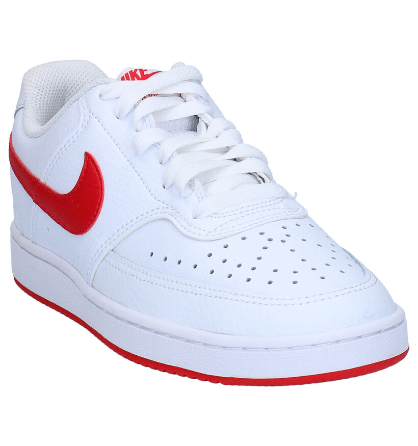 Nike Court Vision Baskets en Blanc pour femmes (316792) - pour semelles orthopédiques