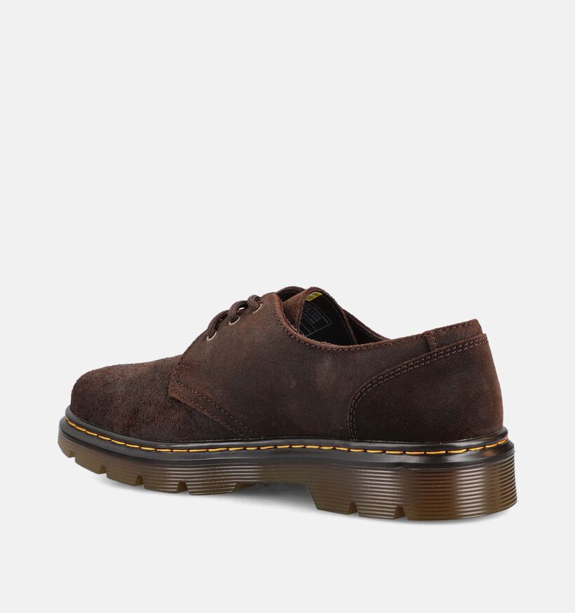 Dr. Martens 1461 3 Eye Chaussures classiques en Brun fonc&eacute; pour hommes (368294) - pour semelles orthop&eacute;diques