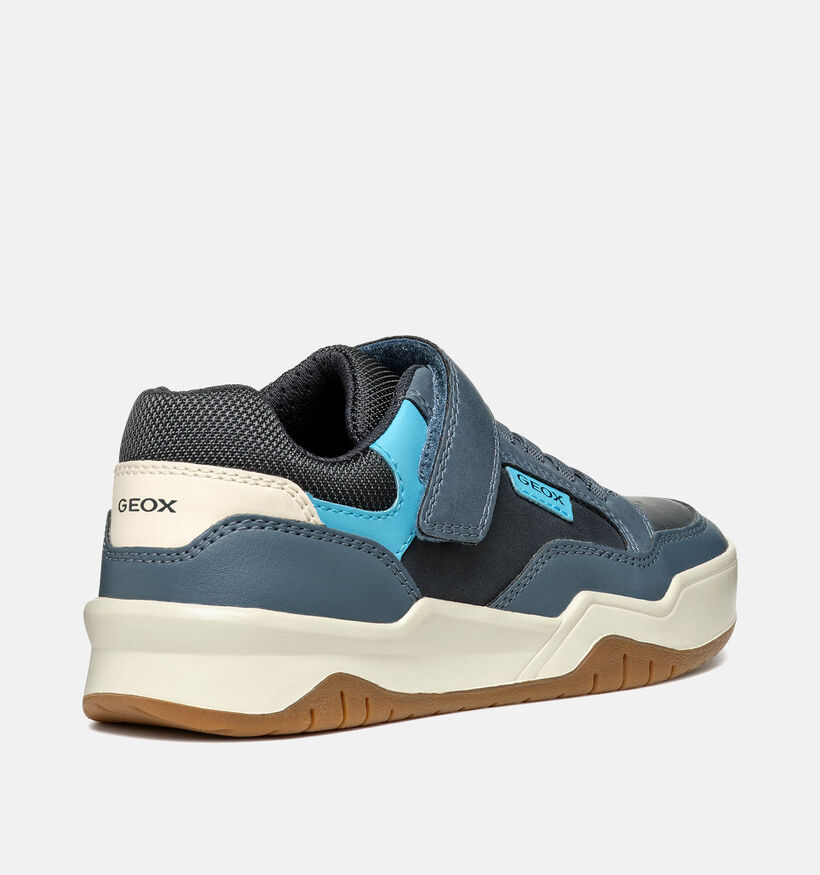 Geox Perth Blauwe Velcroschoenen voor jongens (344557) - geschikt voor steunzolen