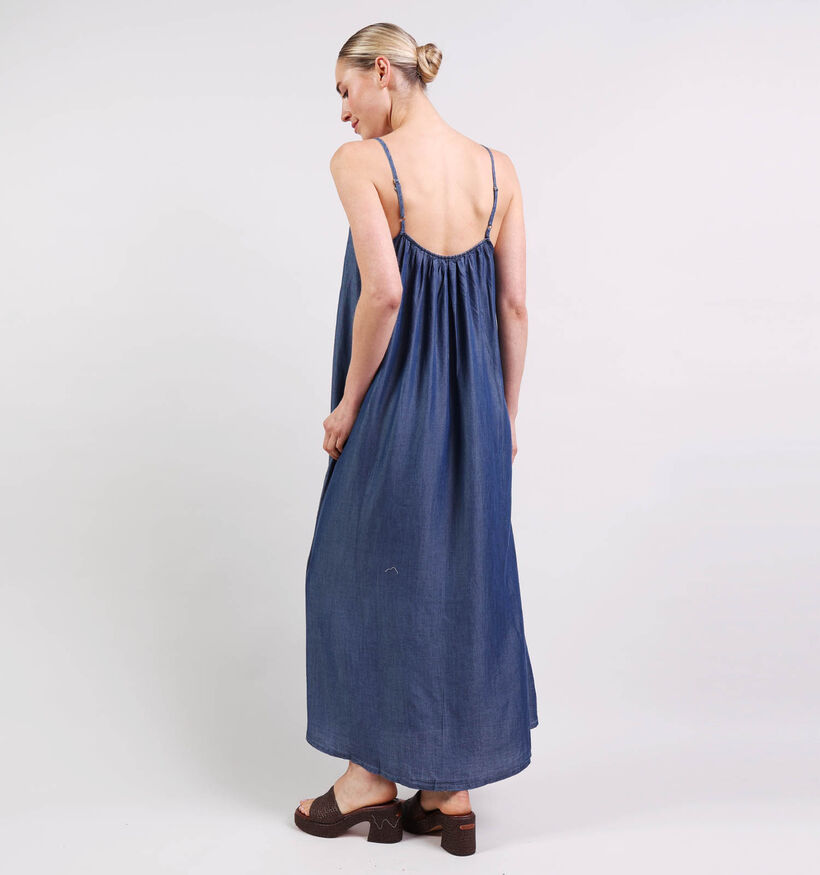 Vila Tevira Robe mi-longue en Bleu pour femmes (374283)
