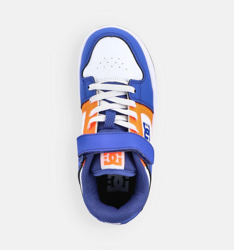 DC Shoes Manteca 4 Blauwe/Oranje Sneakers voor jongens, meisjes (368721)