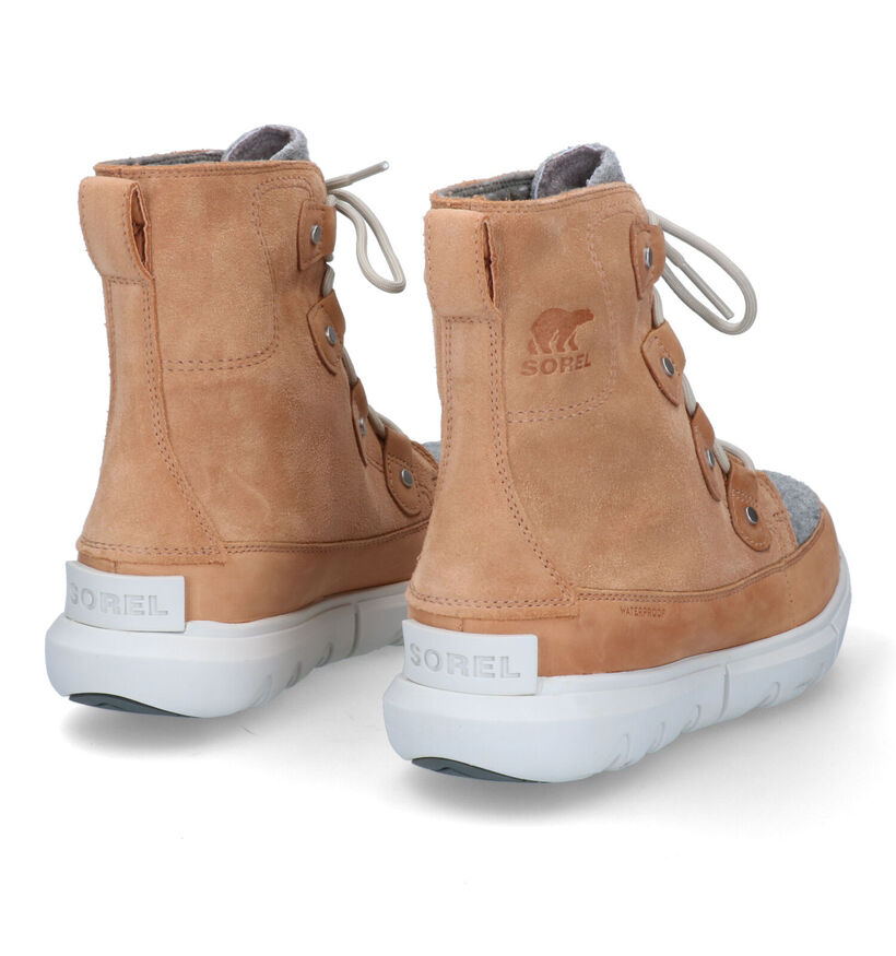 Sorel Explorer II Bottes de neige en Cognac en textile (294162)