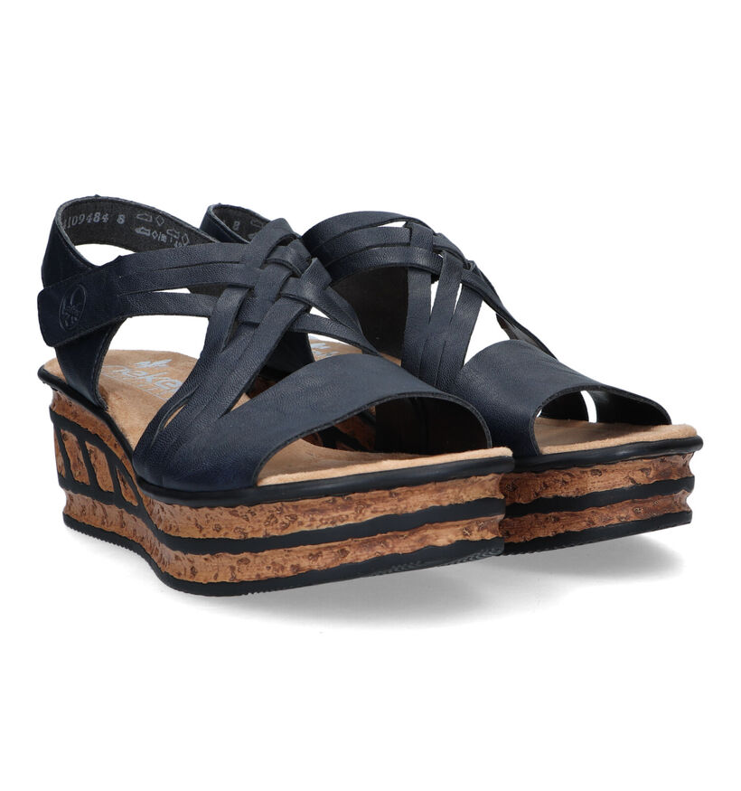Rieker Blauwe Sandalen voor dames (323625)