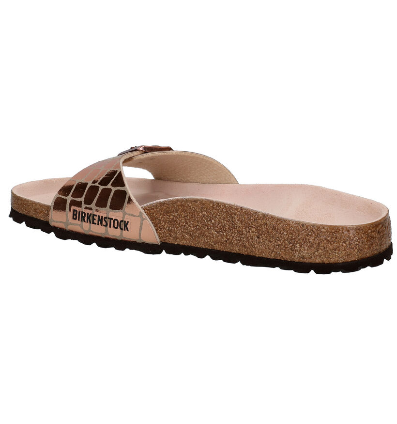 Birkenstock Madrid Birko-Flor Witte Slippers voor dames (338044)