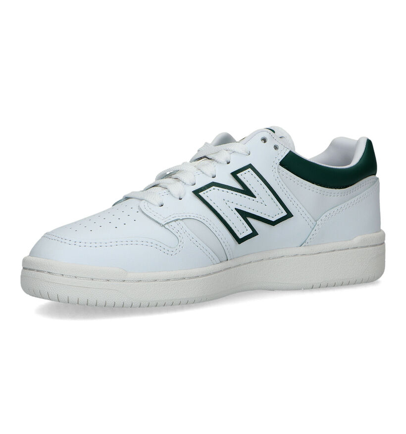 New Balance BB 480 Baskets en Blanc pour femmes (334560) - pour semelles orthopédiques