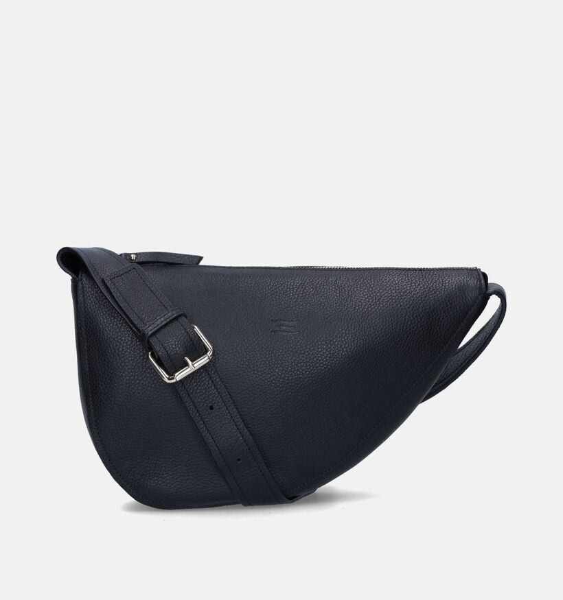 Crinkles Sac porté croisé en Noir pour femmes (332687)