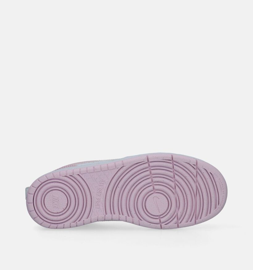 Nike Court Borough LOW Baskets en Rose pour filles (350498)
