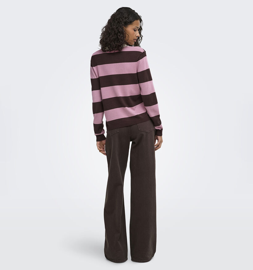 JDY Melany Bruine/Roze Trui voor dames (378295)