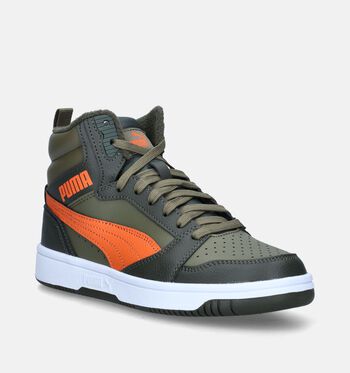 Puma Rebound Mid Baskets Vert