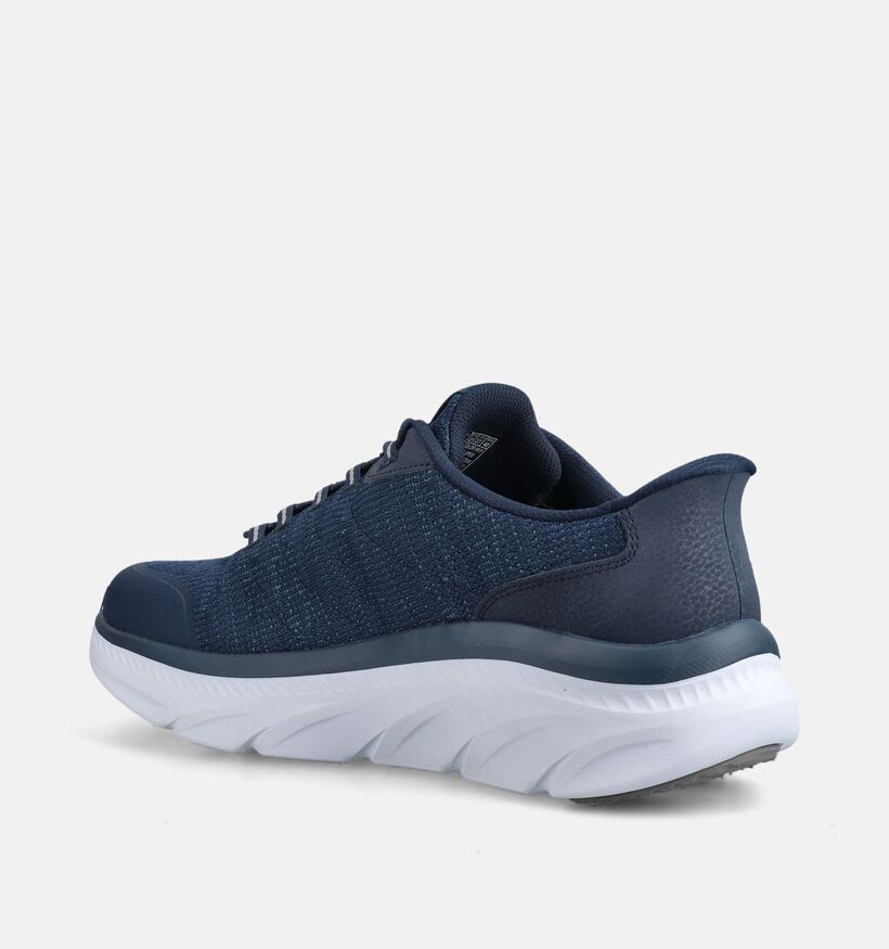 Skechers D'Lux Walker 3.0 Donkerblauwe Slip-in Sneakers voor heren (371085) - geschikt voor steunzolen