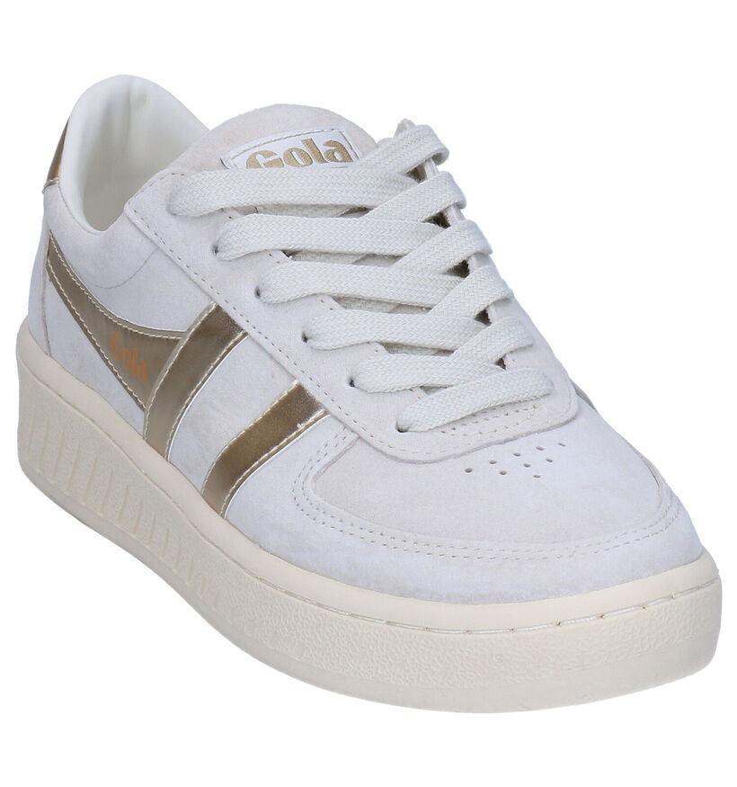 Gola Grandslam Pearl Grijze Sneakers in leer (289184)