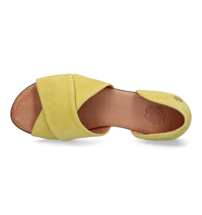 Apple of Eden Chuisi Sandales en Jaune pour femmes (322605)